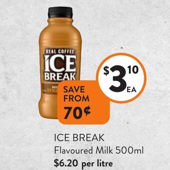 Foodworks Ice Break Flavoured Milk 500ml offer