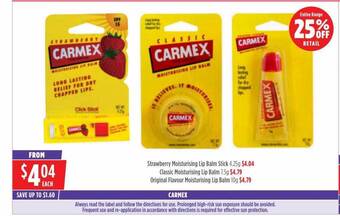 Wizard Pharmacy Carmex entire range offer