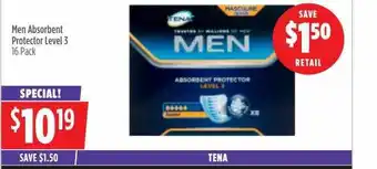 Tena men absorbent protector level 3