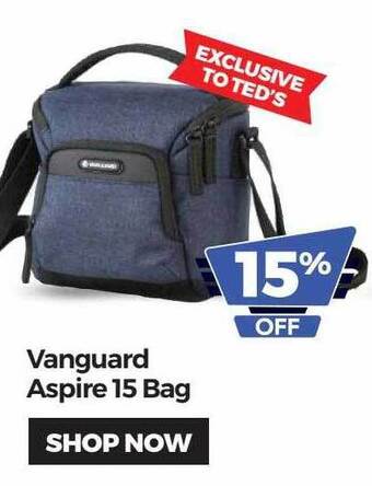 Teds Cameras Vanguard aspire 15 bag offer