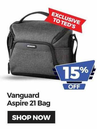 Teds Cameras Vanguard aspire 21 bag offer