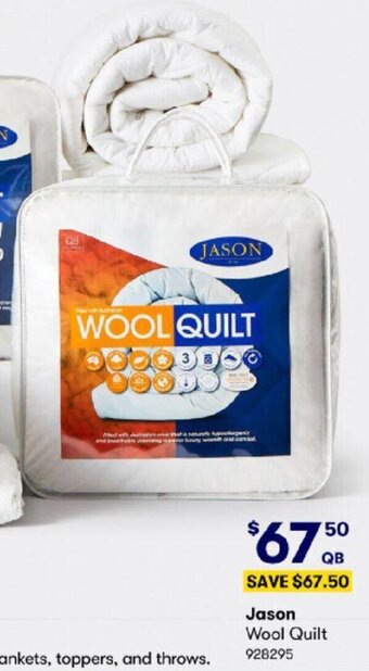 BIG W Jason Wool Quilt offer
