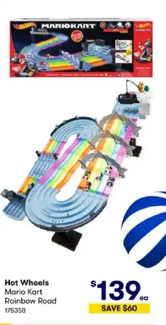 BIG W Hot Wheels Mario Kart Rainbow Road offer