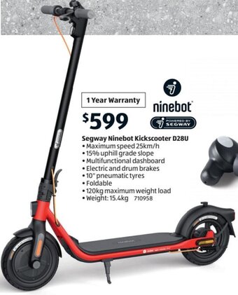 Segway Ninebot Kickscooter D28U