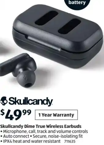 Skullcandy Dime True Wireless Earbuds