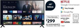 ALDI 40" Full HD Android TV offer
