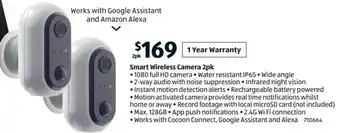 ALDI Smart Wireless Camera 2pk offer