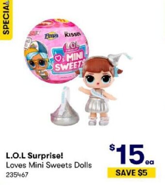 BIG W L.O.L Surprise! Loves Mini Sweets Dolls offer