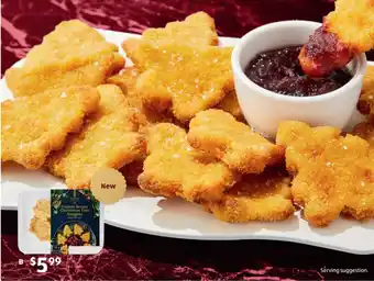 ALDI Turkey Breast Christmas Tree Nuggets 350g offer