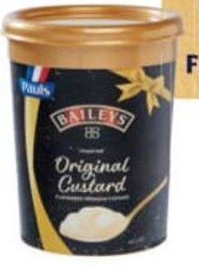 ALDI Pauls Baileys Flavoured Custard 600g offer