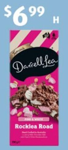 Darrell Lea Rocklea Road 250g