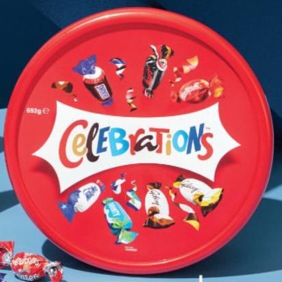 Celebrations Tub 692g offer at ALDI