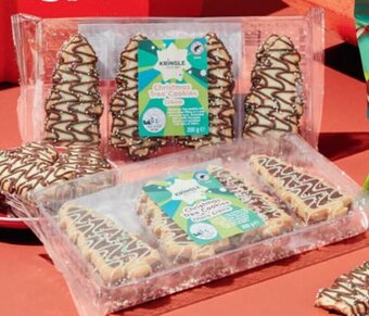 ALDI Kringle & Co. Christmas Tree Cookies 200g offer