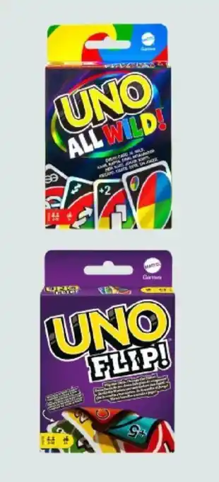 BIG W UNO Flip or All Wild offer