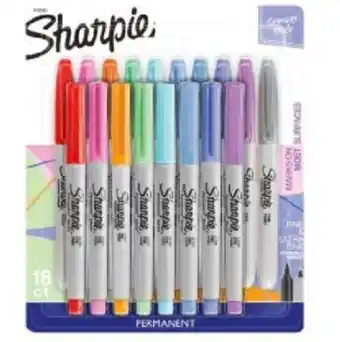 BIG W Sharpie Pastel markers 18-Pack offer