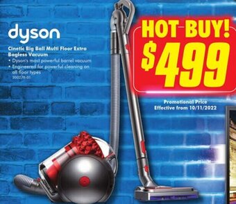 The Good Guys dyson Cinetic Big Ball Multi Floor Extra Bagless Vacuum offer
