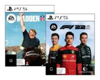 BIG W Madden NFL 23 or F122 PS5 offer