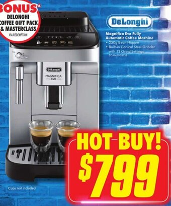 The Good Guys DëLonghi Magnifica Evo Fully Automatic Coffee Machine offer