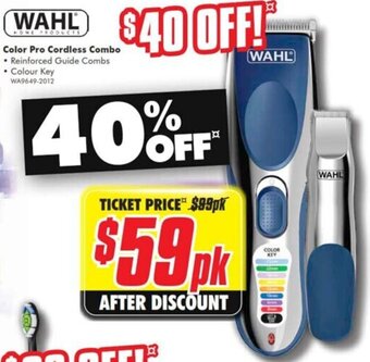 The Good Guys Wahl Color Pro Cordless Combo offer