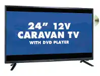 Linsar 24" 12V Full HD DVD/ Television Combo