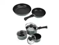 BCF Wanderer Frypan and Saucepan Sets offer