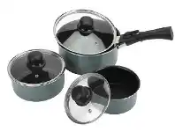 BCF Wanderer 3pc Saucepan Set offer