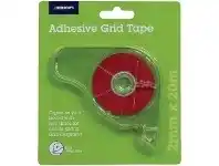 Officeworks J.Burrows Grid Tape 2mm x 3m Red offer