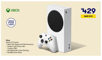 BIG W Xbox - Series S Console offer