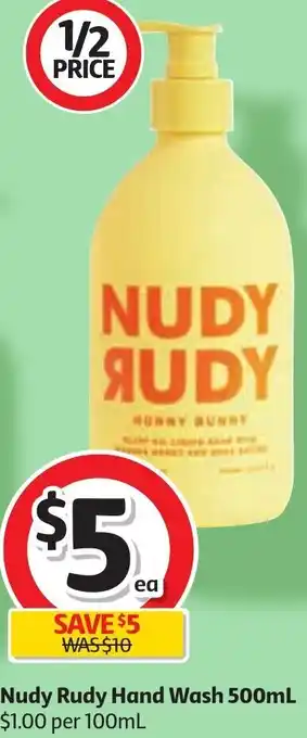 Nudy Rudy Hand Wash 500ml