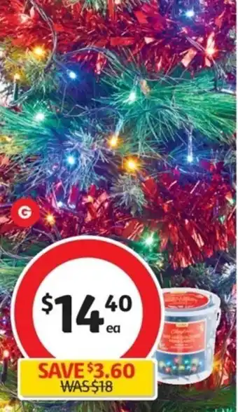 Coles Coles LED Fairy Lights 250 Pack offer