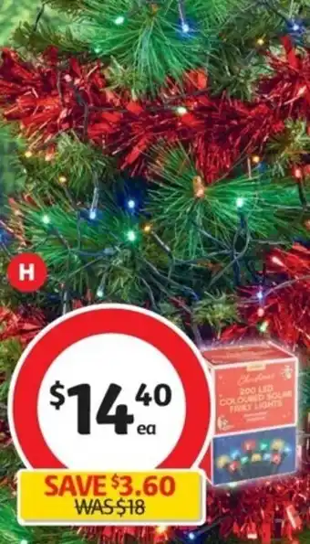 Coles Coles LED Solar Fairy Light 200 Pack offer