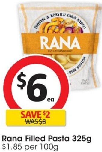 Coles Rana Filled Pasta 325g offer