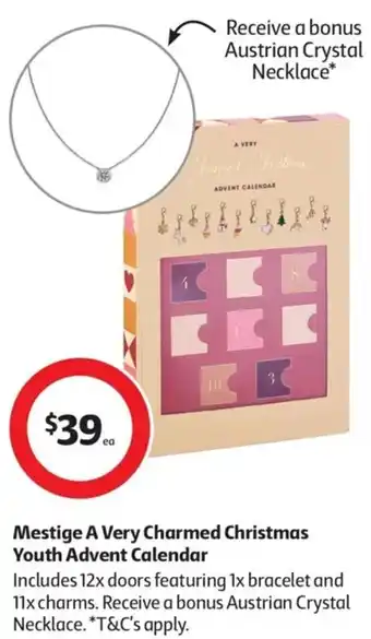 Coles Mestige A Very Charmed Christmas Youth Advent Calendar offer
