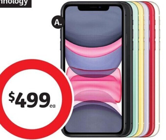Refurbished iPhone 11 64GB offer at Coles