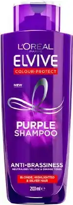 BIG W LOral Paris Elvive Anti-brassiness Purple Shampoo 200mL offer