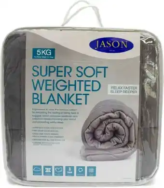 BIG W Jason Super Soft Weighted Blankets offer