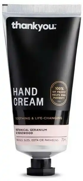 BIG W Thankyou Hand Cream Geranium & Rosewood 70mL offer