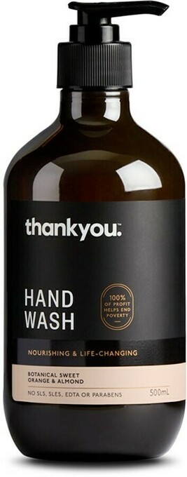 BIG W Thankyou Botanical Sweet Orange & Almond Hand Wash 500mL offer