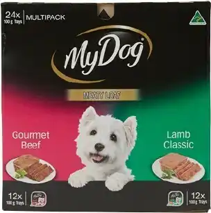 My Dog 24-Pack Dog Food Tinned Varieties 100g