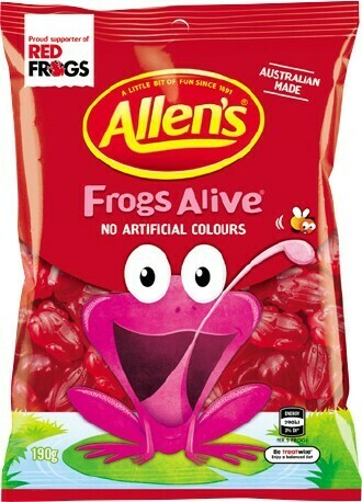 BIG W Allen's Frogs Alive 190g offer