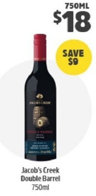Jacob's Creek Double Barrel 750ml
