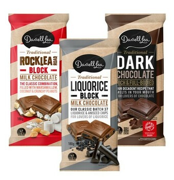 BIG W Darrell Lea Family Blocks 180g offer