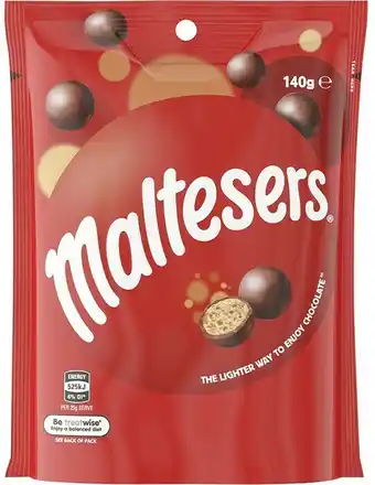 BIG W Mars Maltesers 140g offer