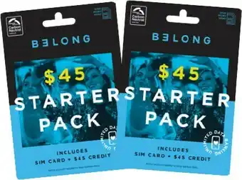 BIG W Belong $45 Starter Packx offer