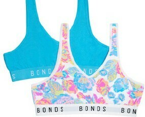 BIG W Bonds Girls 2-Pack Crops offer