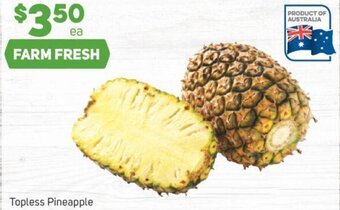 Foodland Topless Pineapple offer