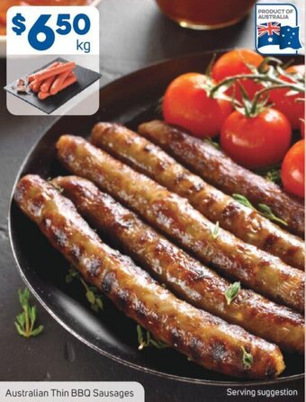 Foodland Australian Thin BBQ Sausages offer