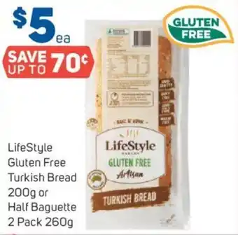 Foodland LifeStyle Gluten Free Turkish Bread 200g offer