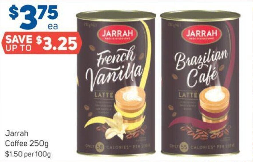 Jarrah Coffee 250g offer at Foodland