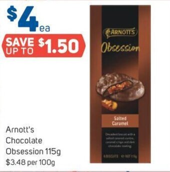 Foodland Arnott's Chocolate Obsession 115g offer